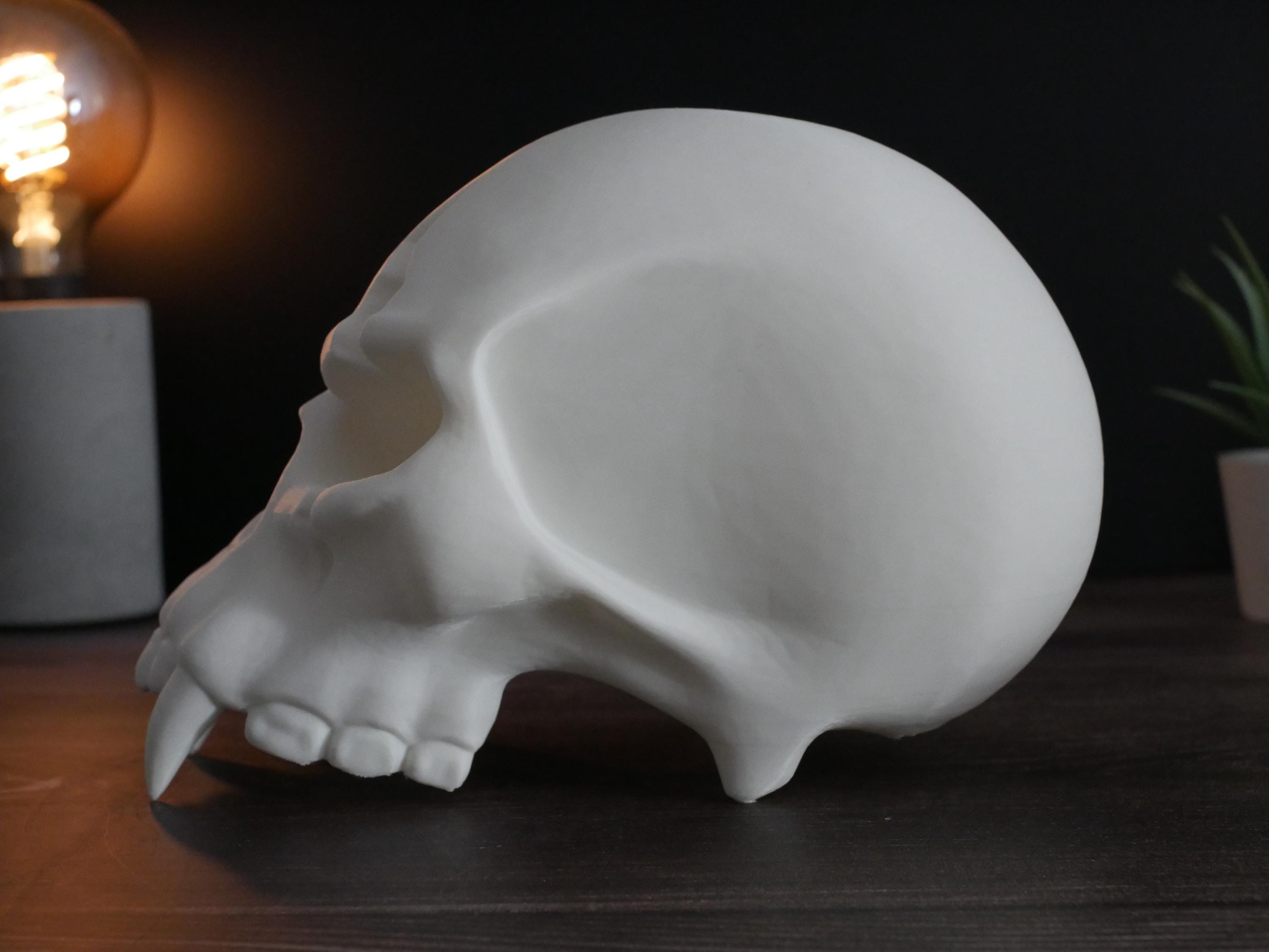 Soporte para auriculares con calavera de orco / Soporte para auriculares de orco para juegos y audio profesional / Diseño llamativo / Regalo perfecto para jugadores