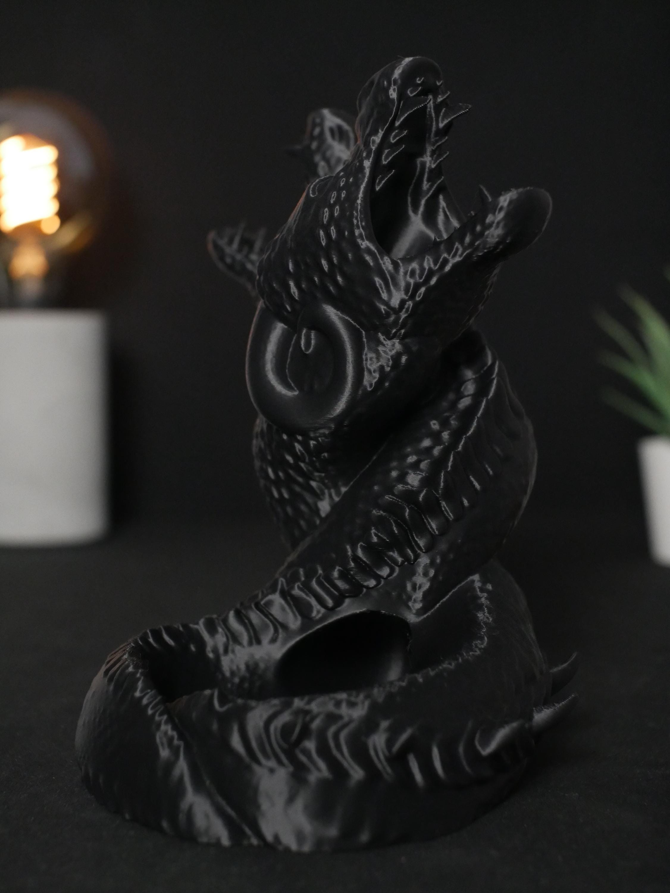 Torre de dados Hydra: dados de serpiente de dos cabezas impresos en 3D