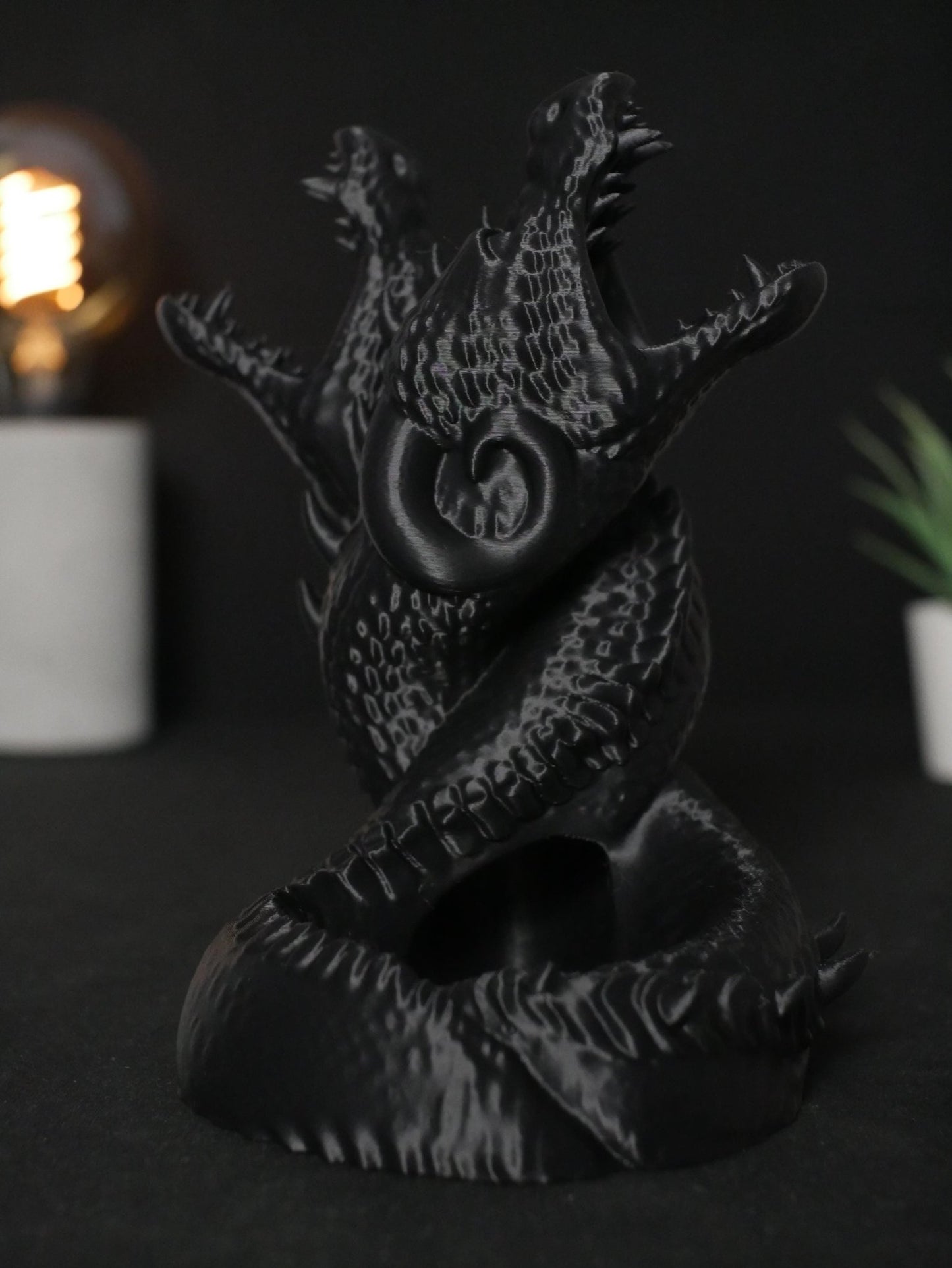 Torre de dados Hydra: dados de serpiente de dos cabezas impresos en 3D