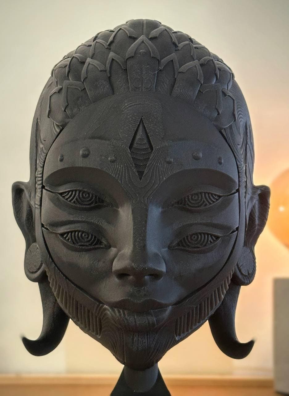 Soporte para auriculares Black Harlequin: soporte para auriculares de gaming y organizador de escritorio