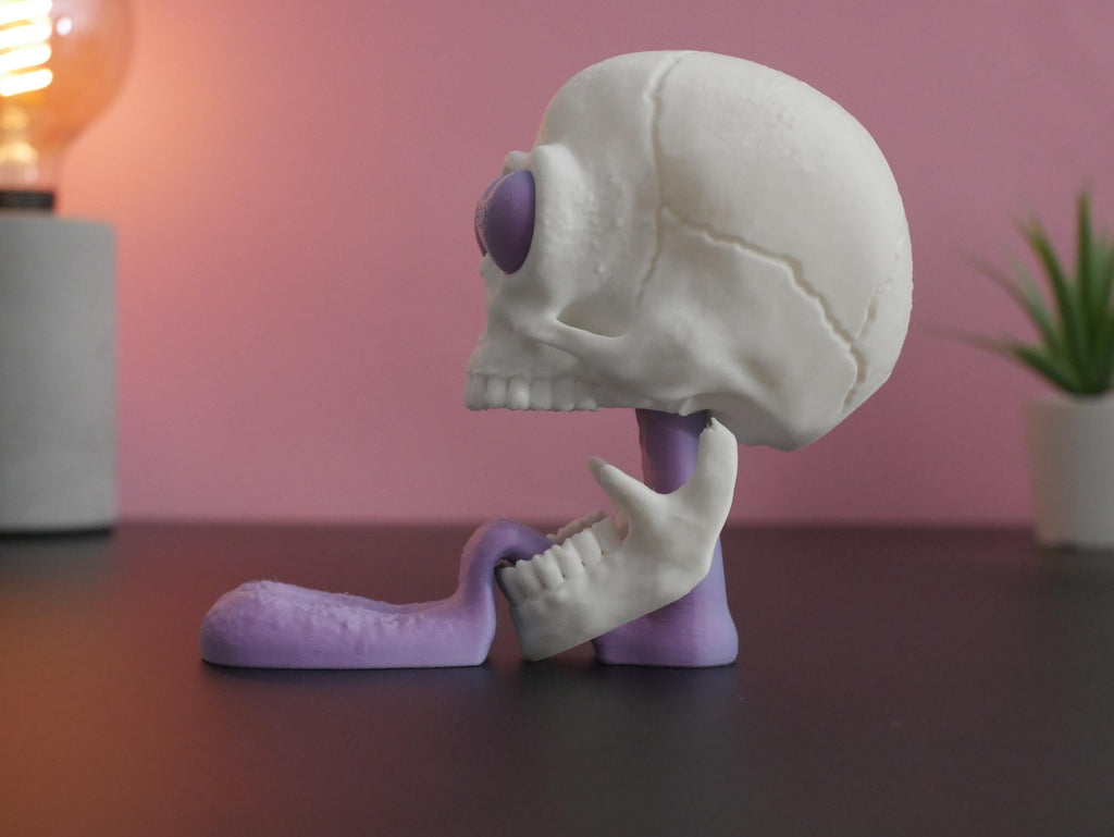 Calavera de Amor Juguetona: ¡Un toque de humor para tu pareja! Perfecta para cumpleaños, bodas y San Valentín.