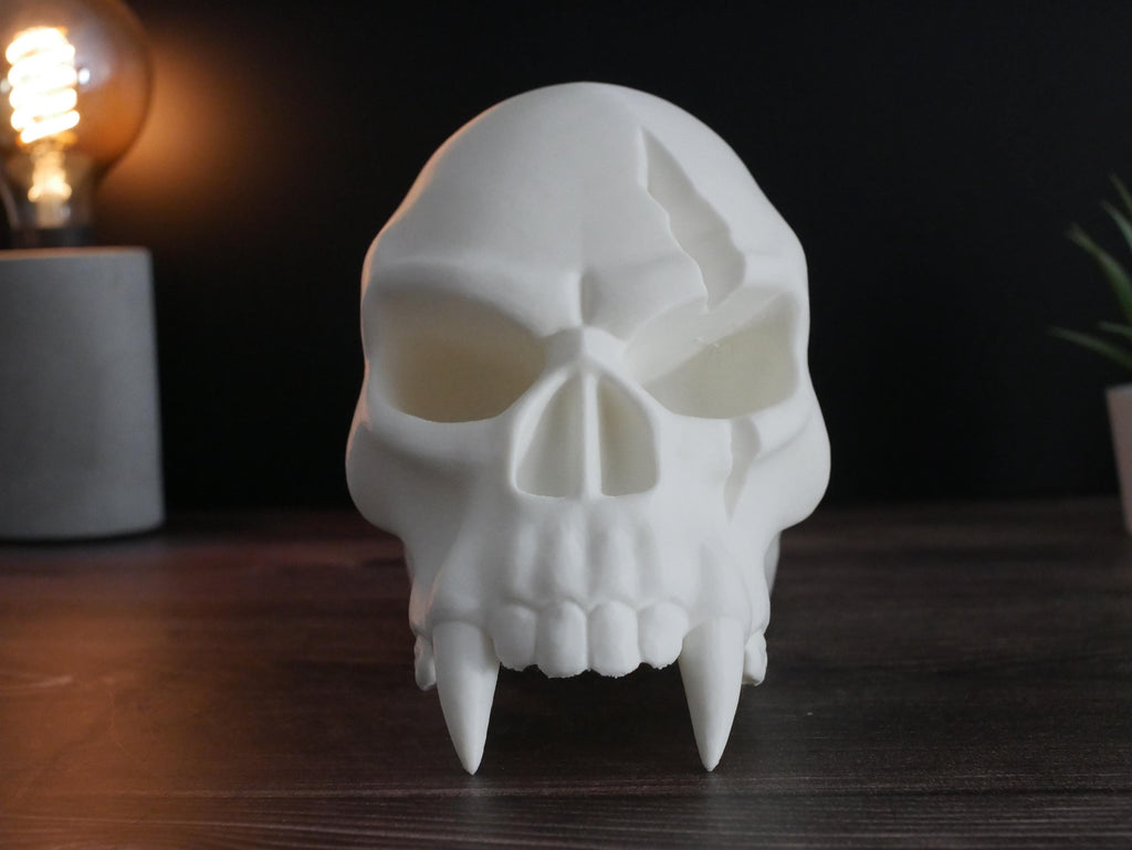 Soporte para auriculares con calavera de orco / Soporte para auriculares de orco para juegos y audio profesional / Diseño llamativo / Regalo perfecto para jugadores