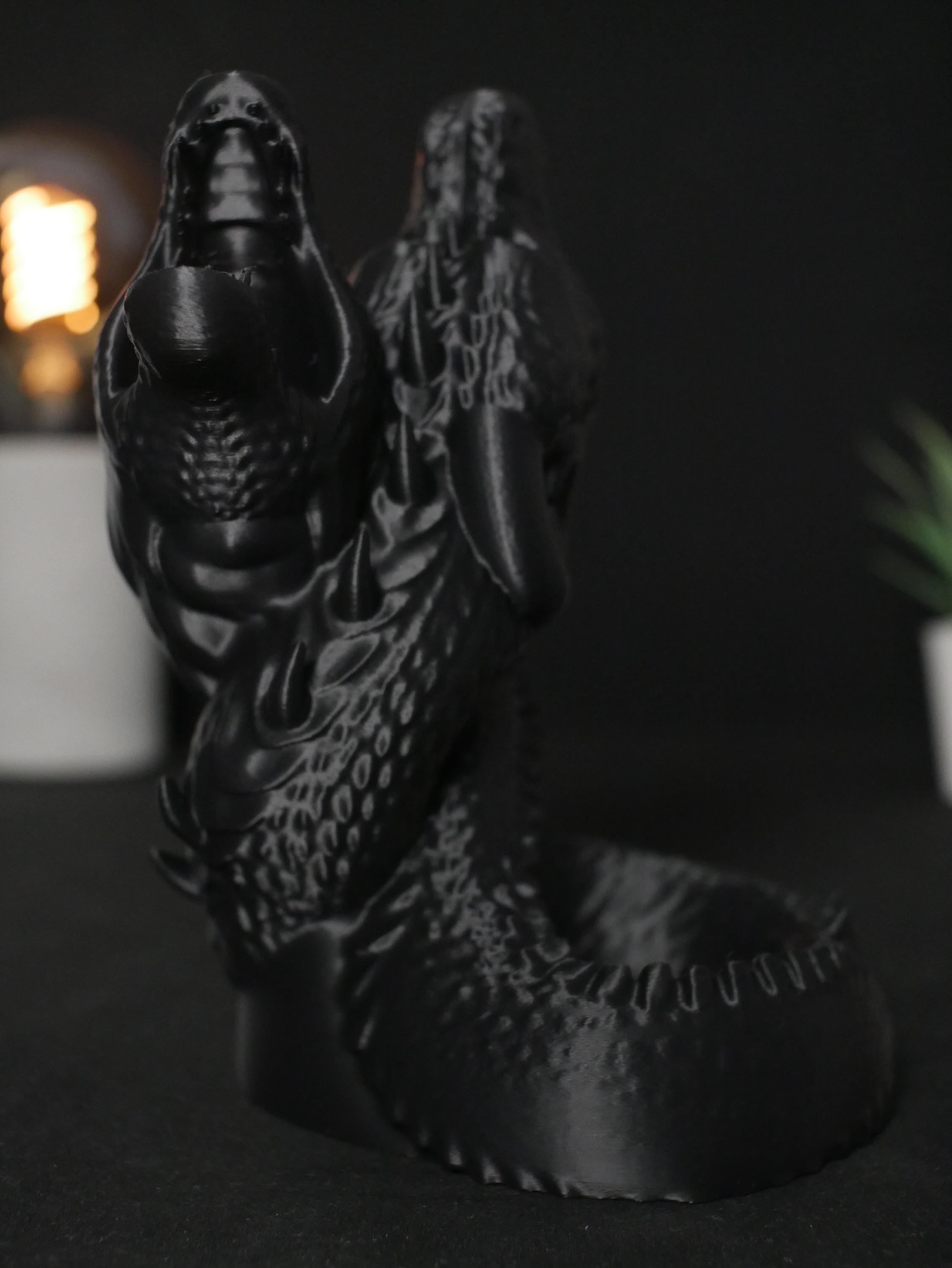 Torre de dados Hydra: dados de serpiente de dos cabezas impresos en 3D