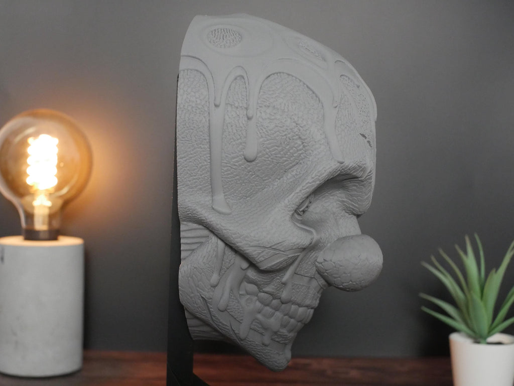 Soporte para auriculares de payaso de terror: decoración de escritorio única