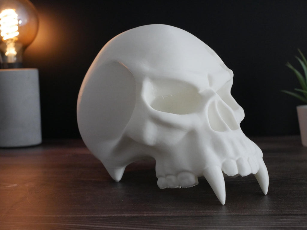 Soporte para auriculares con calavera de orco / Soporte para auriculares de orco para juegos y audio profesional / Diseño llamativo / Regalo perfecto para jugadores