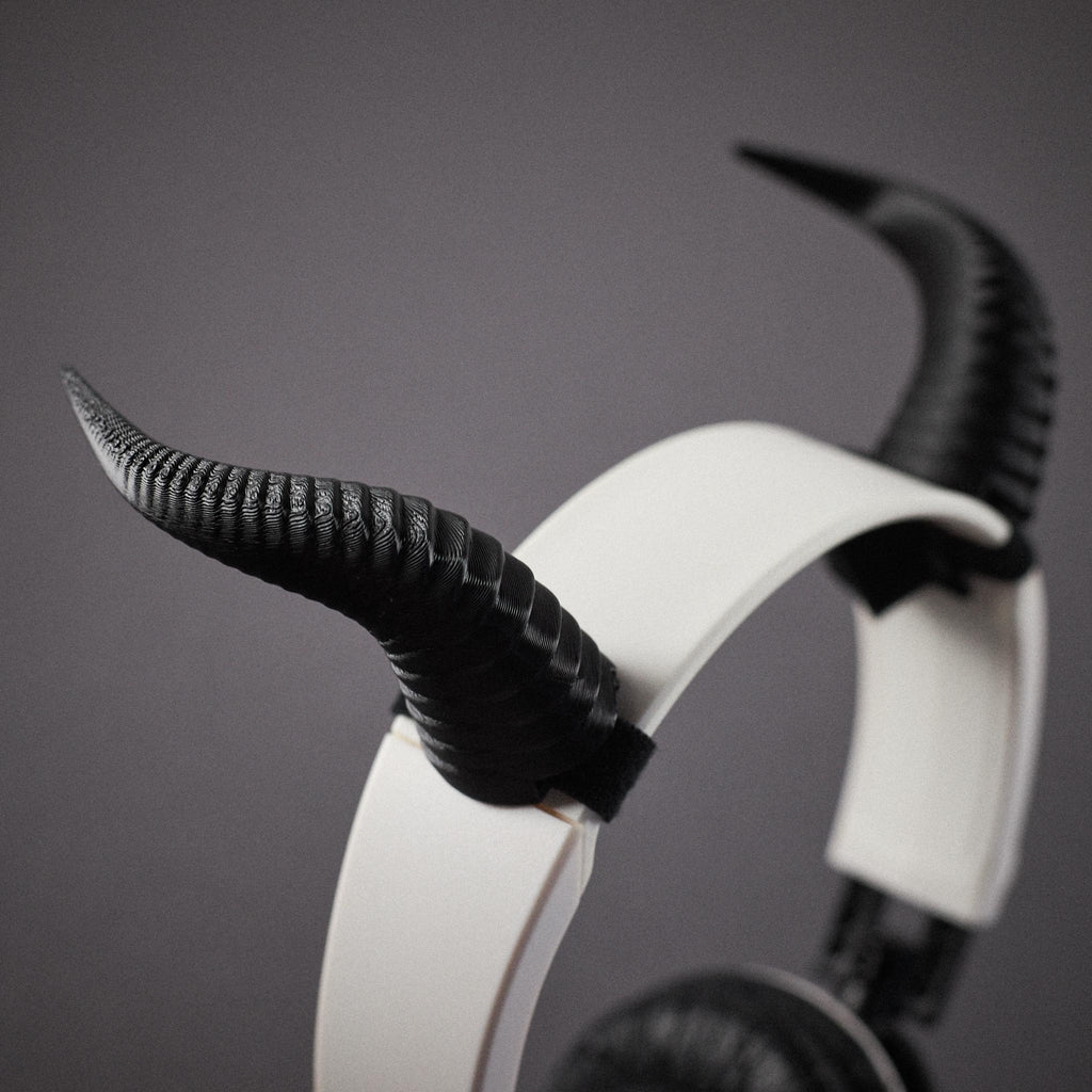 Cuernos de demonio para auriculares, más de 20 colores, accesorio para auriculares, cuernos de diablo para juegos, cosplay, festivales, cuernos de colores personalizados