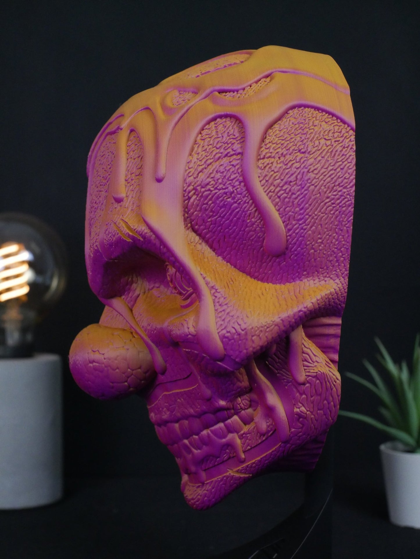 Soporte para auriculares de payaso de terror: decoración de escritorio única