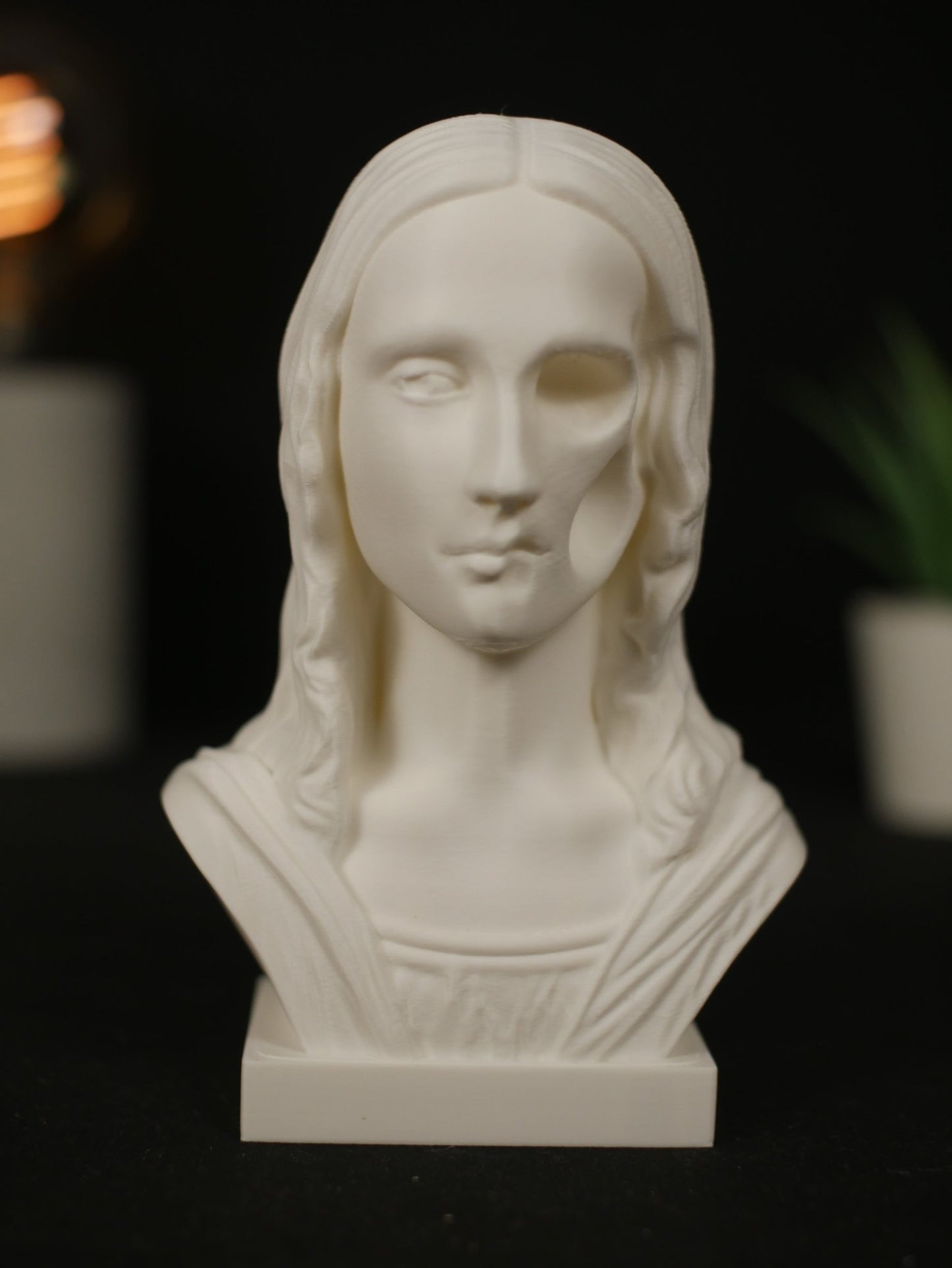 Busto "Mona Lisa Eterna" – Escultura de Arte Fusión Anatomía y Renacimiento