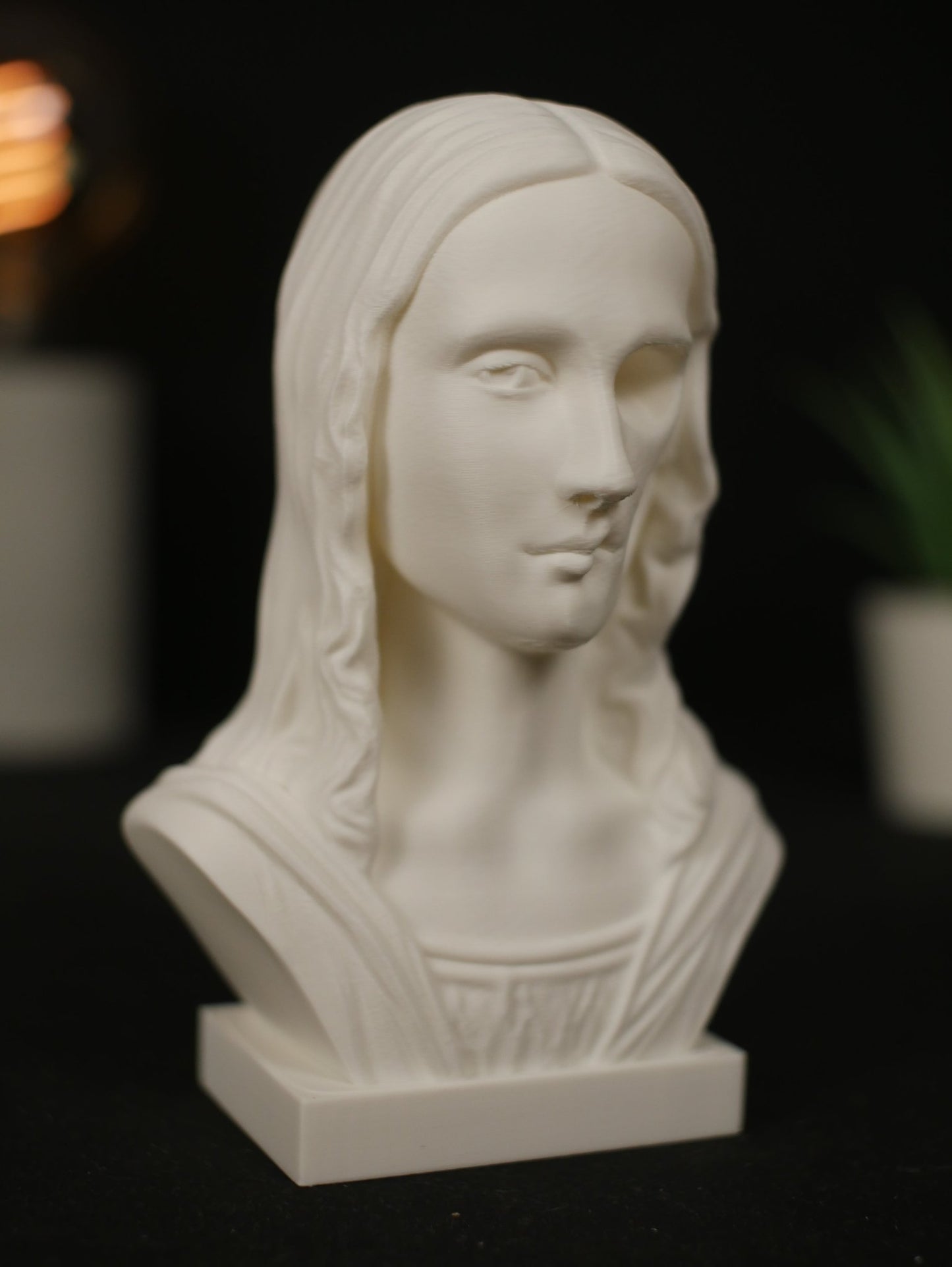 Busto "Mona Lisa Eterna" – Escultura de Arte Fusión Anatomía y Renacimiento