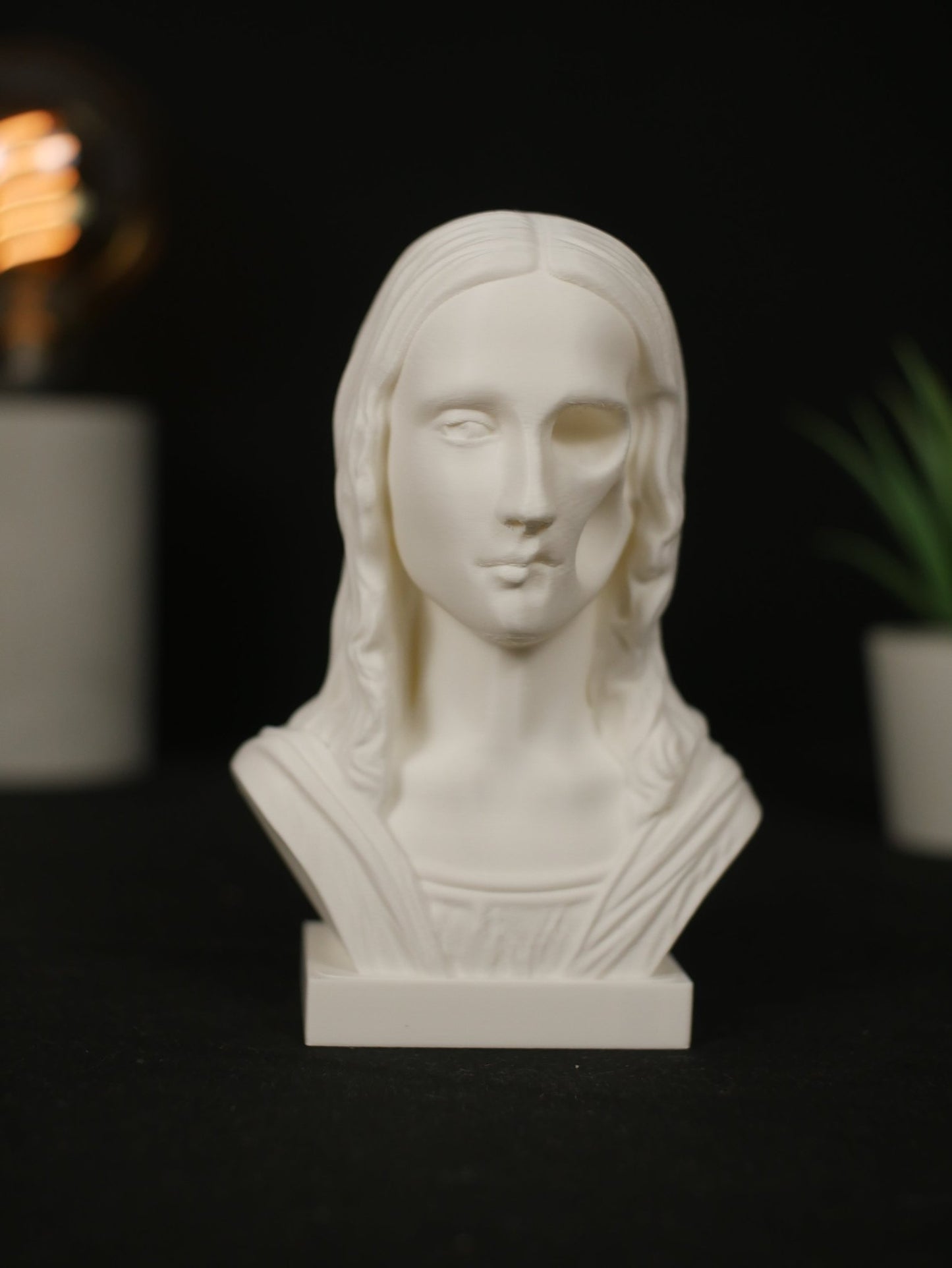 Busto "Mona Lisa Eterna" – Escultura de Arte Fusión Anatomía y Renacimiento