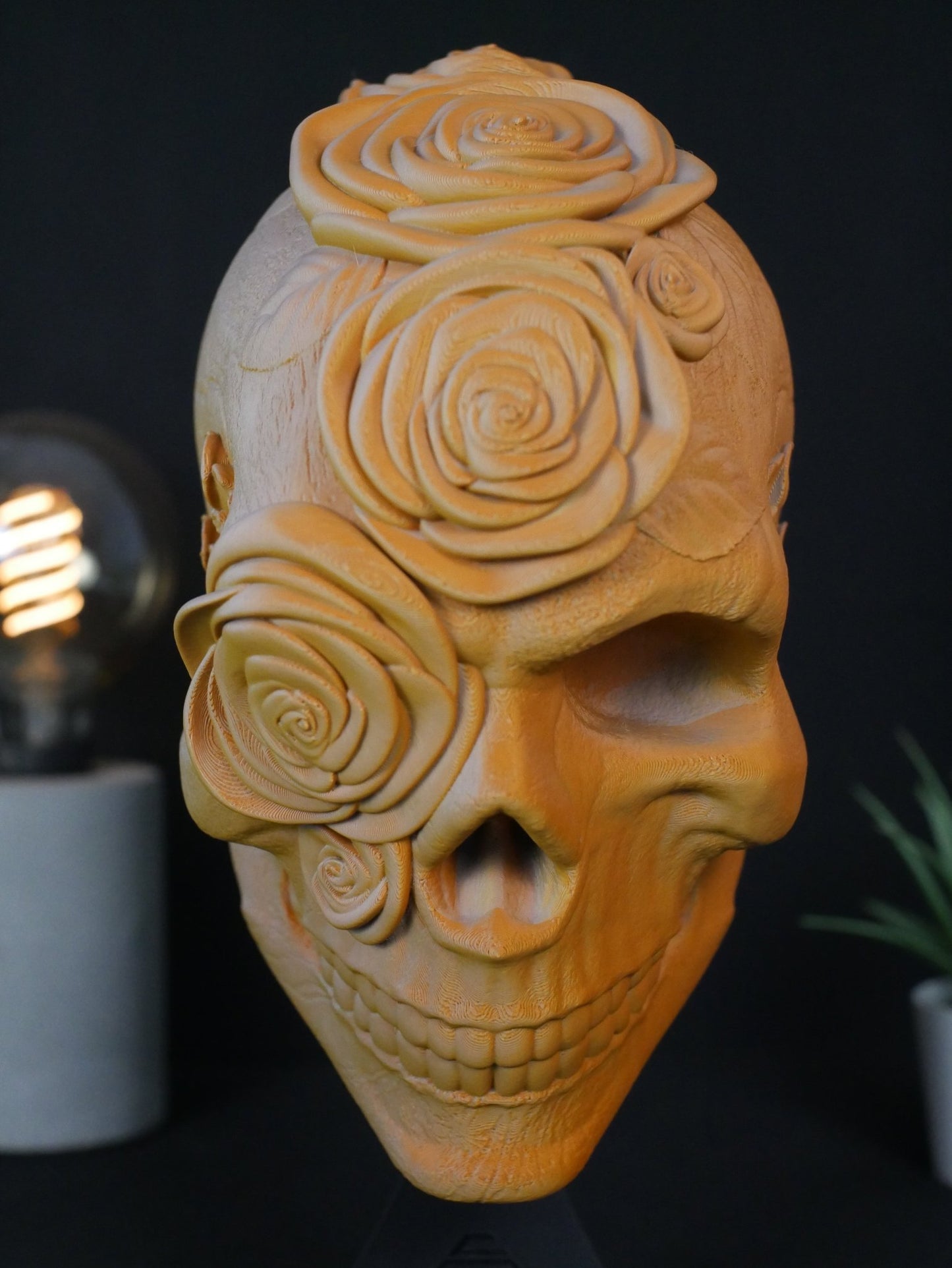 Decoración gótica escritorio soporte auriculares