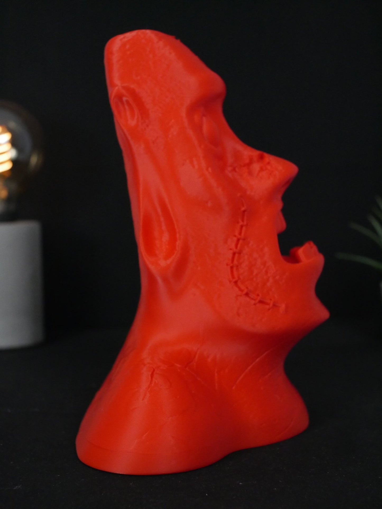 Soporte para Auriculares Cabeza de Zombie | Stand Universal para Cascos Gamer y Decoración de Escritorio