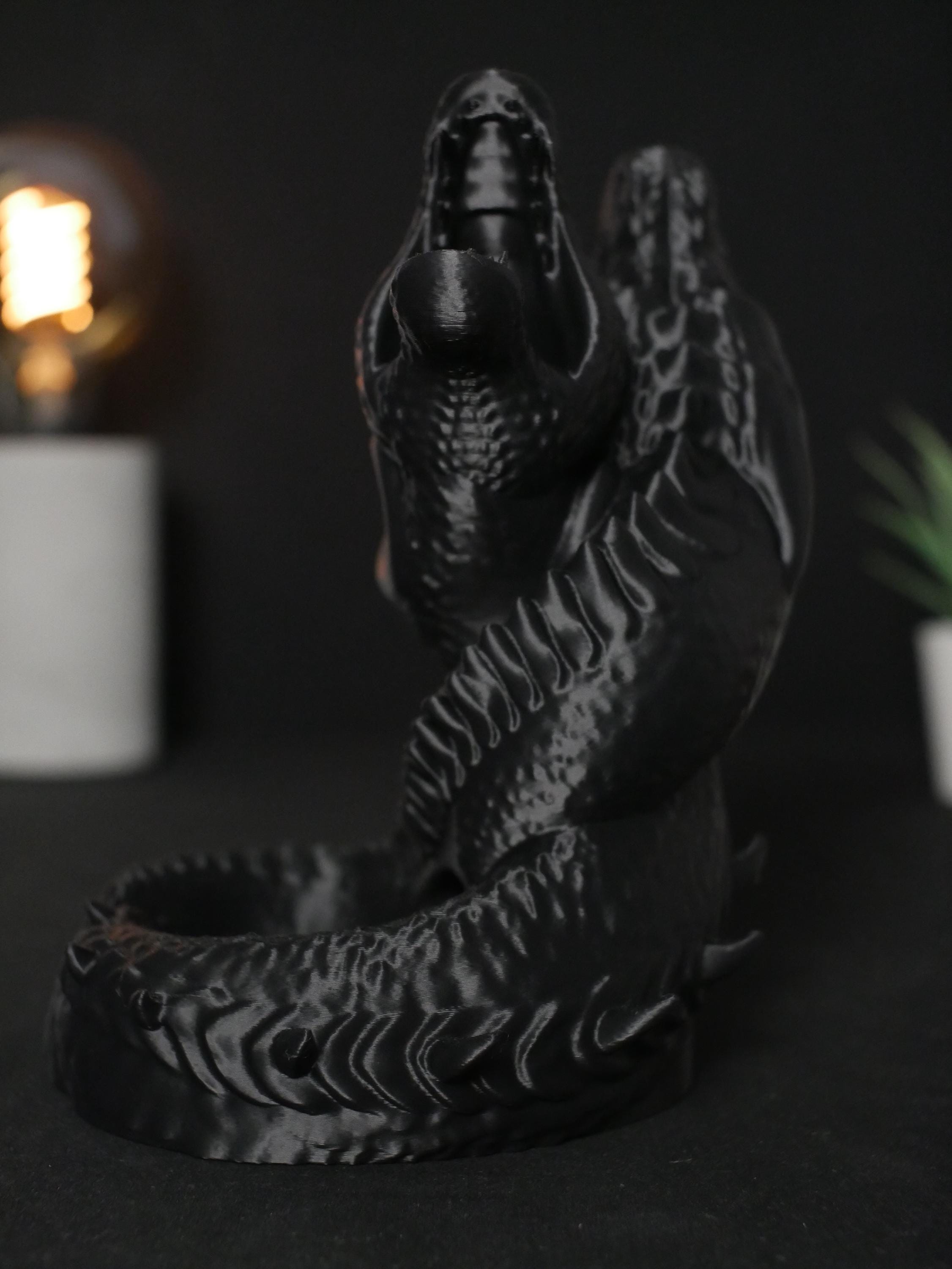 Torre de dados Hydra: dados de serpiente de dos cabezas impresos en 3D