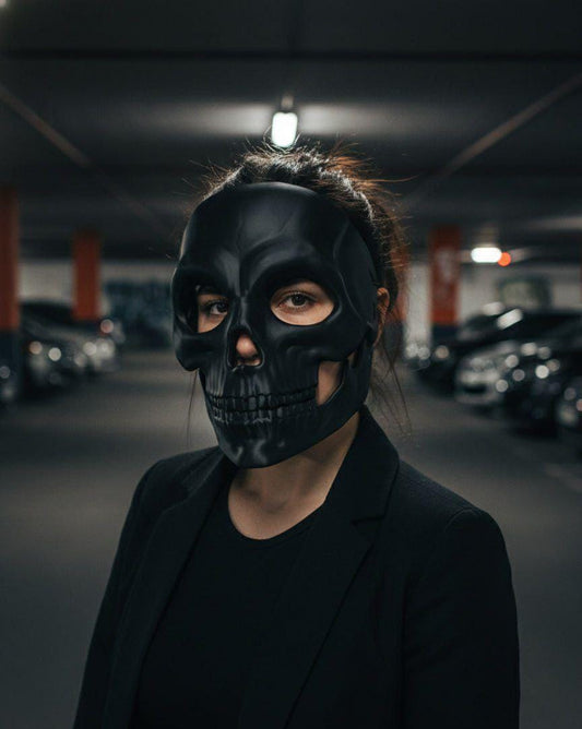 Máscara de calavera de color personalizada, máscara facial completa impresa en 3D para cosplay, disfraces de Halloween y mascaradas, arte gótico para vestir.