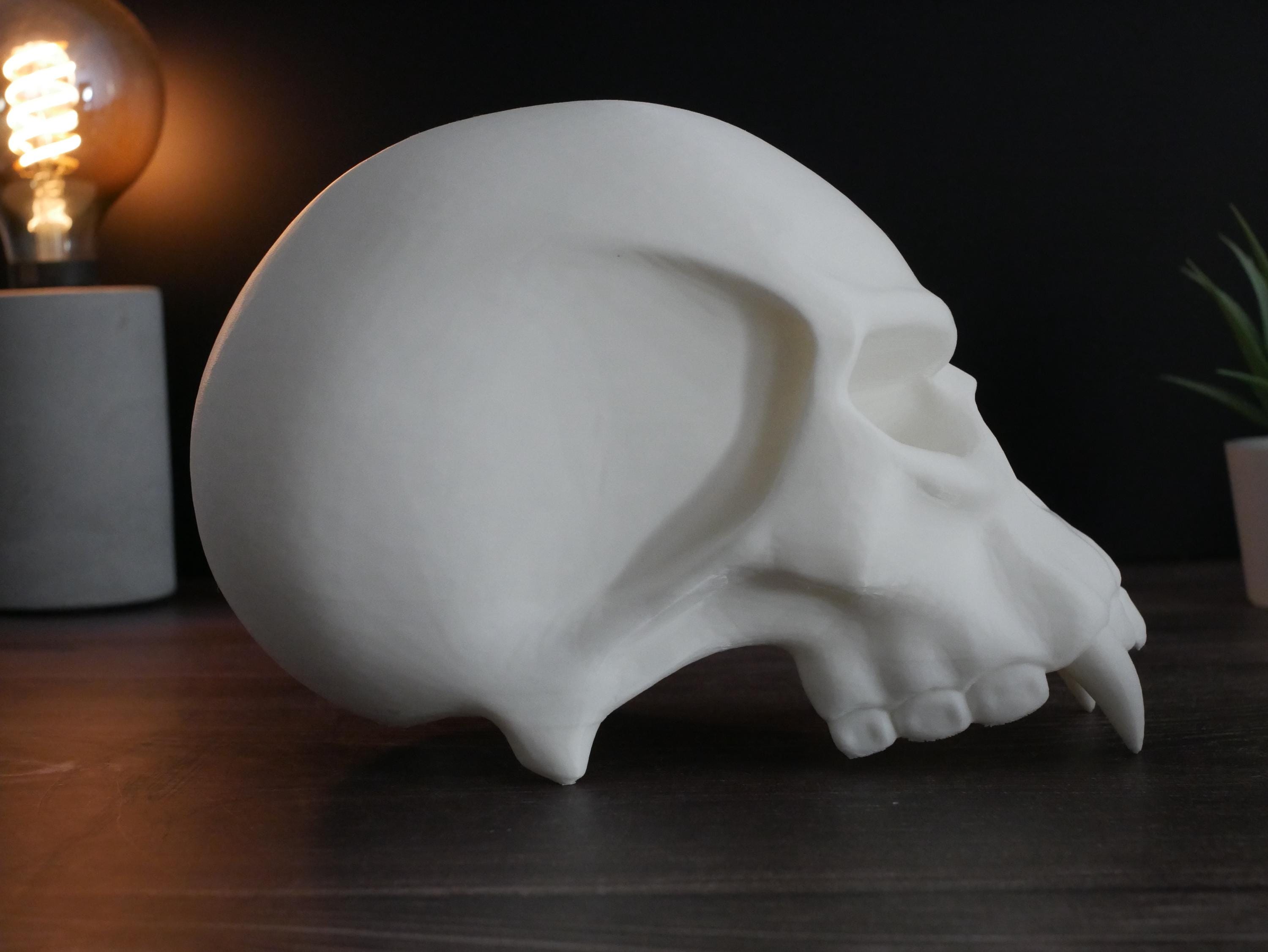 Soporte para auriculares con calavera de orco / Soporte para auriculares de orco para juegos y audio profesional / Diseño llamativo / Regalo perfecto para jugadores