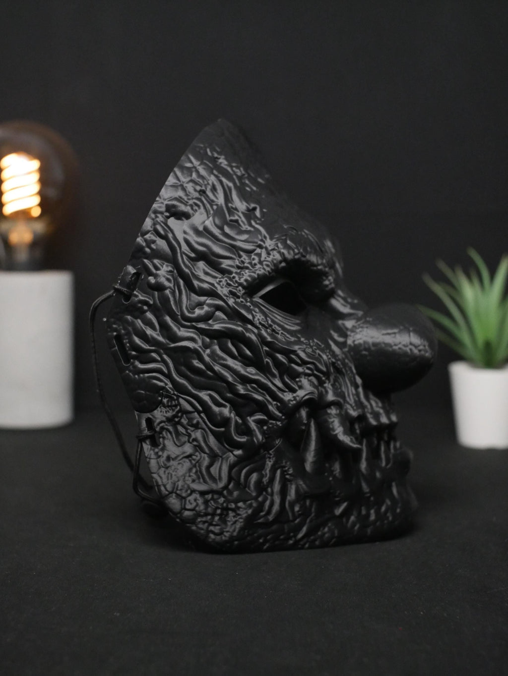 Máscara de payaso aterrador, demonio bufón texturizado para cosplay, disfraz de Halloween 2025 y actor de terror / Máscara impresa en 3D para adultos de cara completa