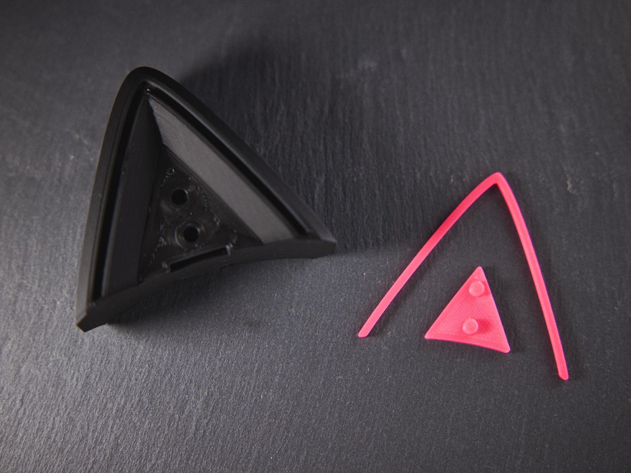 Orejas de gato de colores personalizados para auriculares y diademas de videojuegos. Adorable accesorio de gatito neko para auriculares, serpentinas, festivales y cosplay.